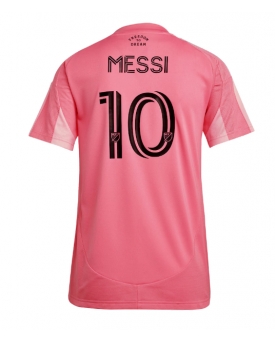 Inter Miami Lionel Messi #10 Maglia Gara Casa Repliche 2025-26 Donna Maniche Corte